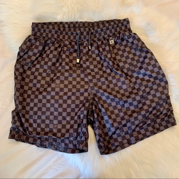 louis vuitton damier swim trunks